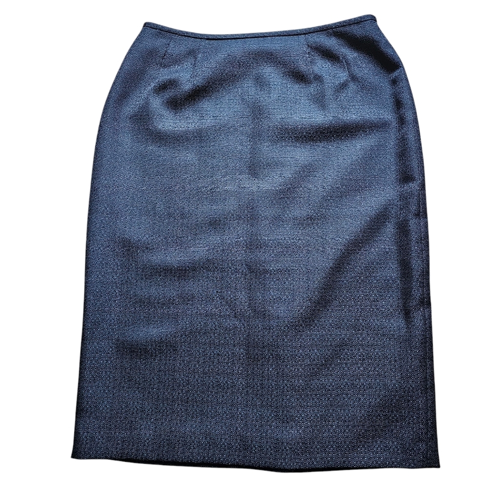 Evan-Picone Pencil Suit Skirt Black Size 6